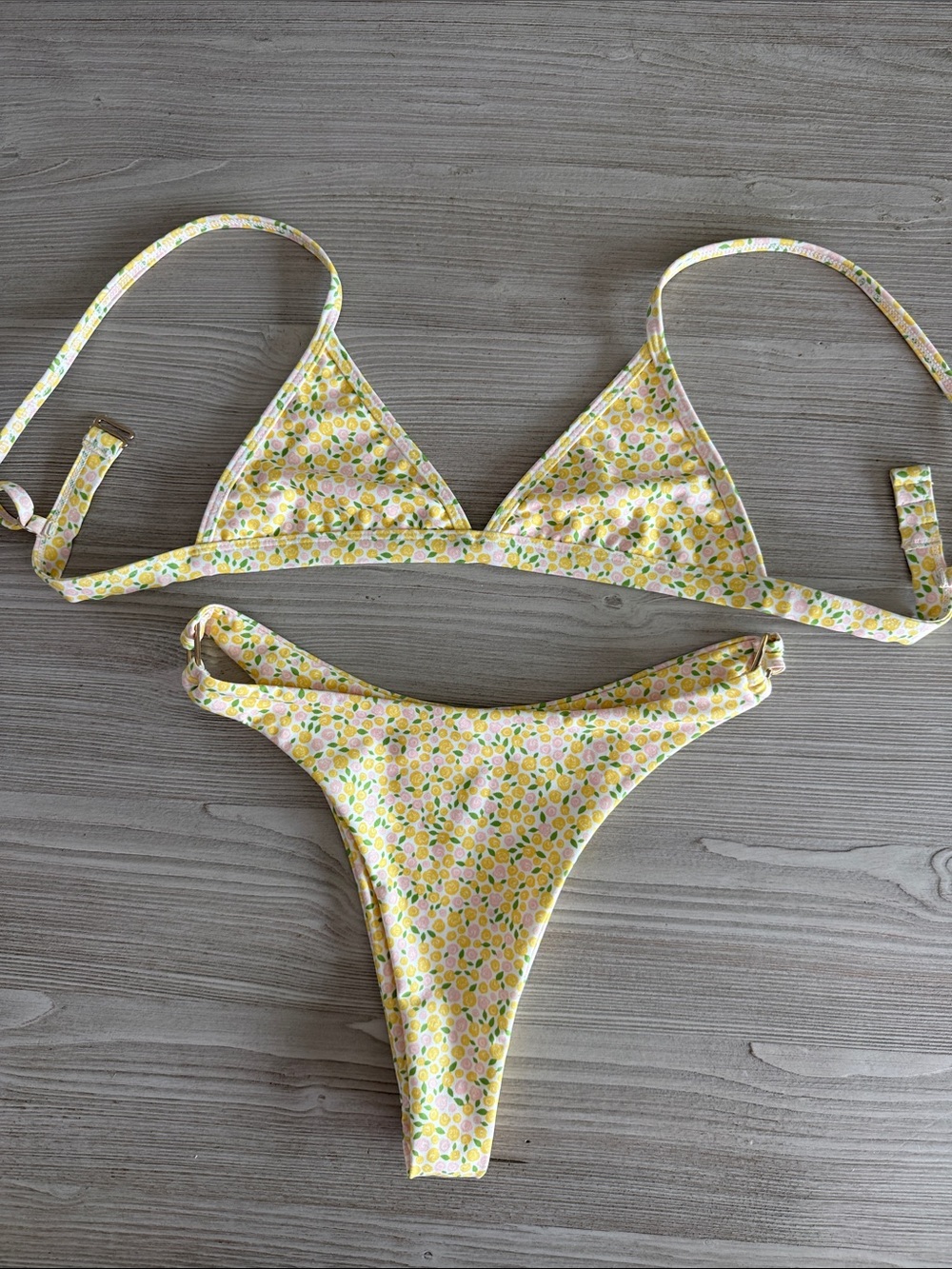 lahana Swim Yellow bikini